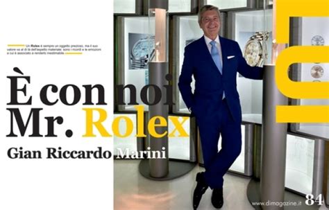 direttore generale rolex italia|Marini, mister Rolex “È giunta l’ora di far  .